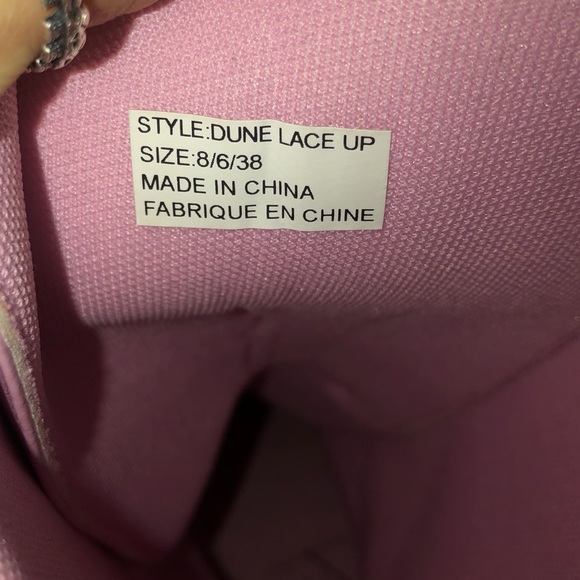 Baby pink combat boots - Picture 3 of 4